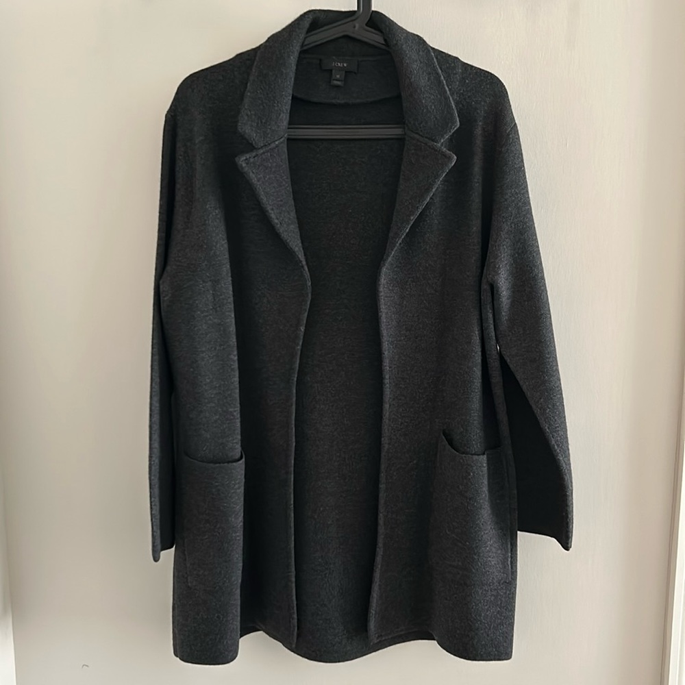 J Crew Merino Wool Sweater Coat